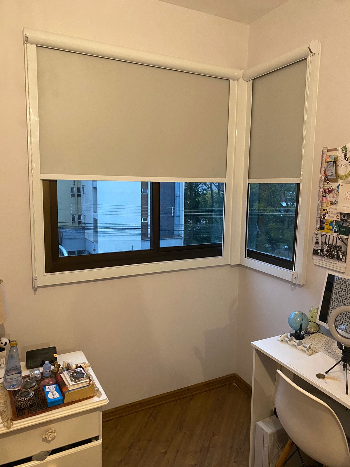 Caixa Box — dois quartos em L